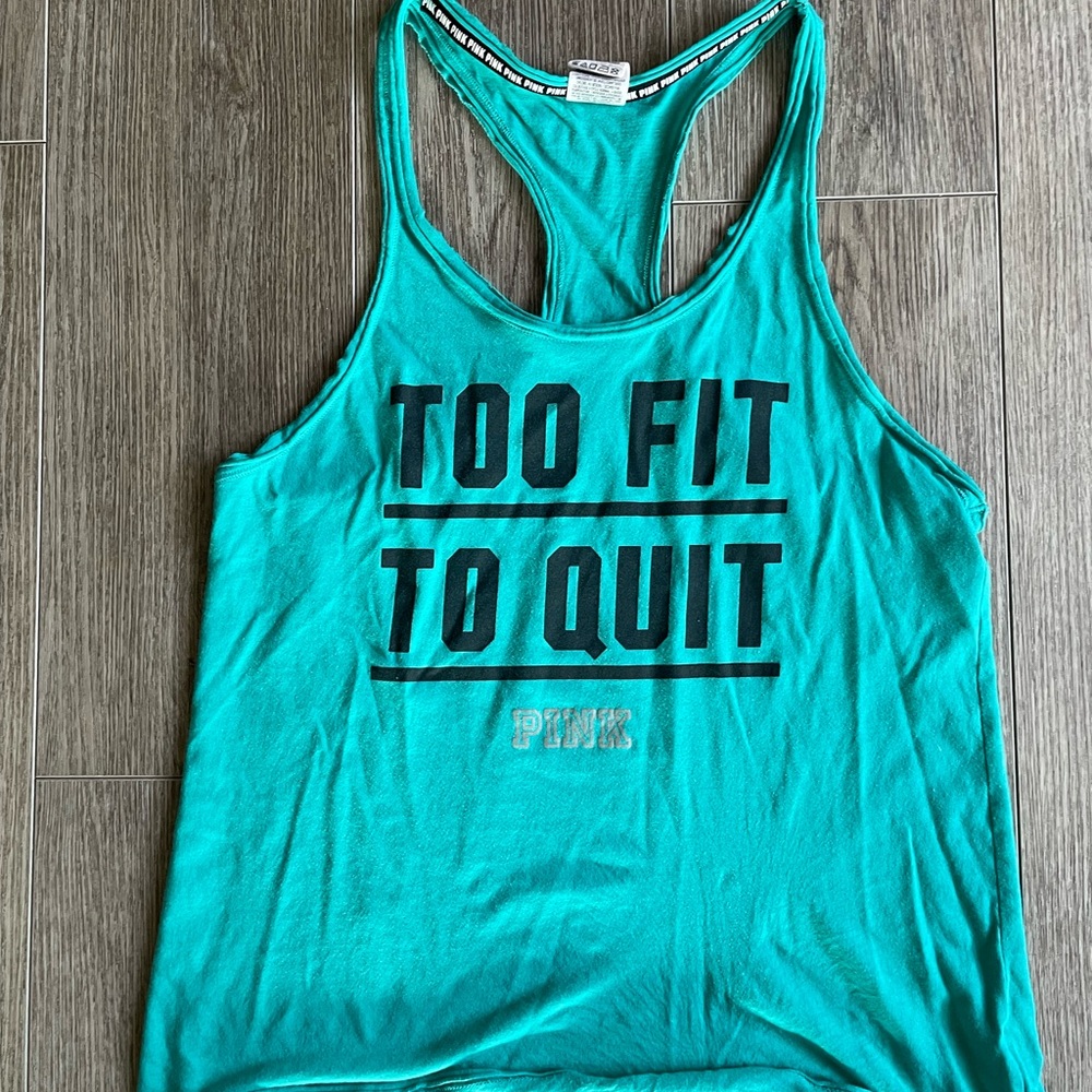 Victoria's Secret Multicolored Racerback Sleeveless Tank Top